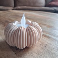 Pompoen waxinelichten foto 3