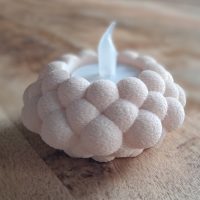 Bubbel waxinelicht foto 1