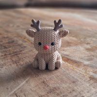 Knitted Reindeer foto 1